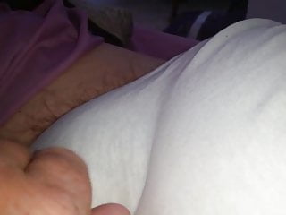 Feeling Her Soft Hairy Pussy Pubes In White Cotton Pantys