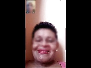 Brazilian Granny Showing Pussy