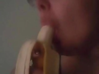 Bbw Ownedslut Gags On Banana
